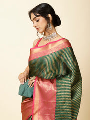 Zari Jaal Woven Cotton Saree