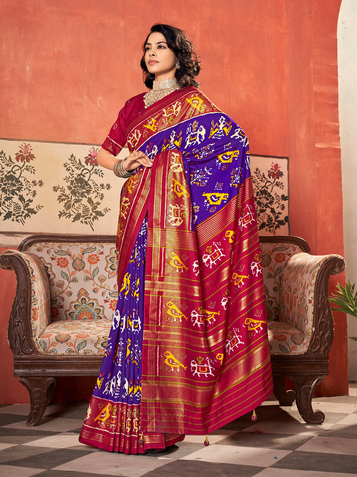 Printed Art Silk Saree