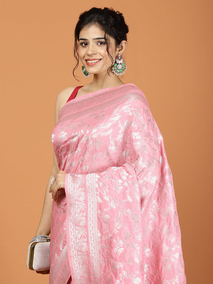 Khaddi Woven Art Silk Saree