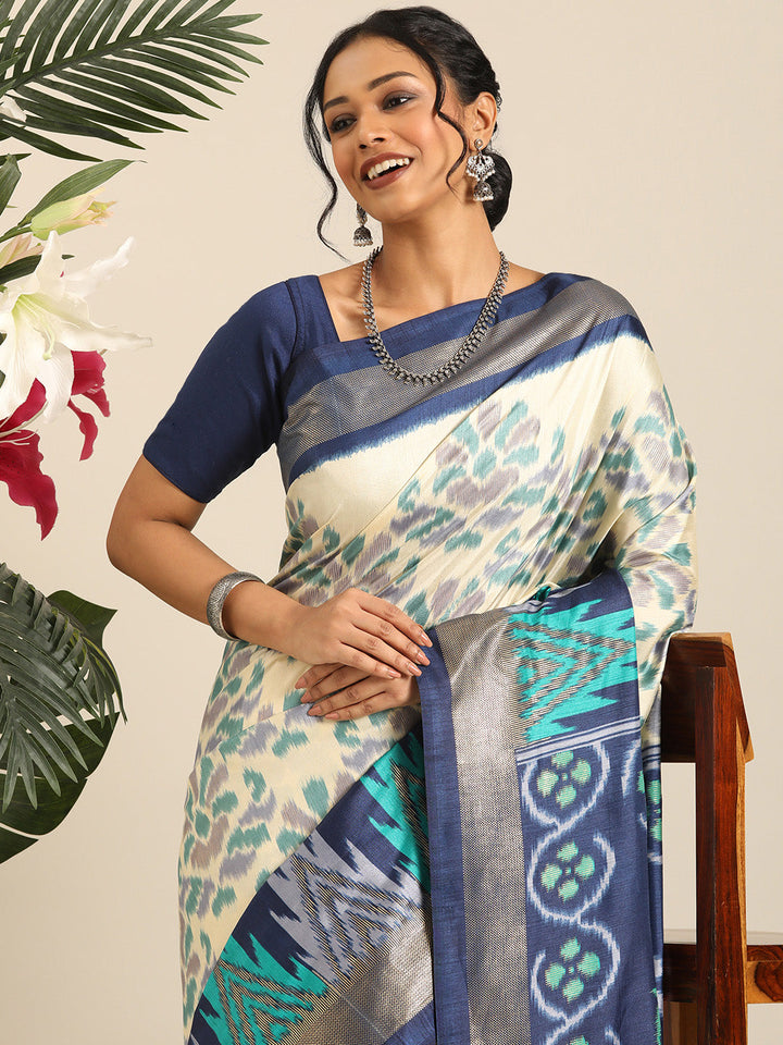 Printed Art Silk Saree