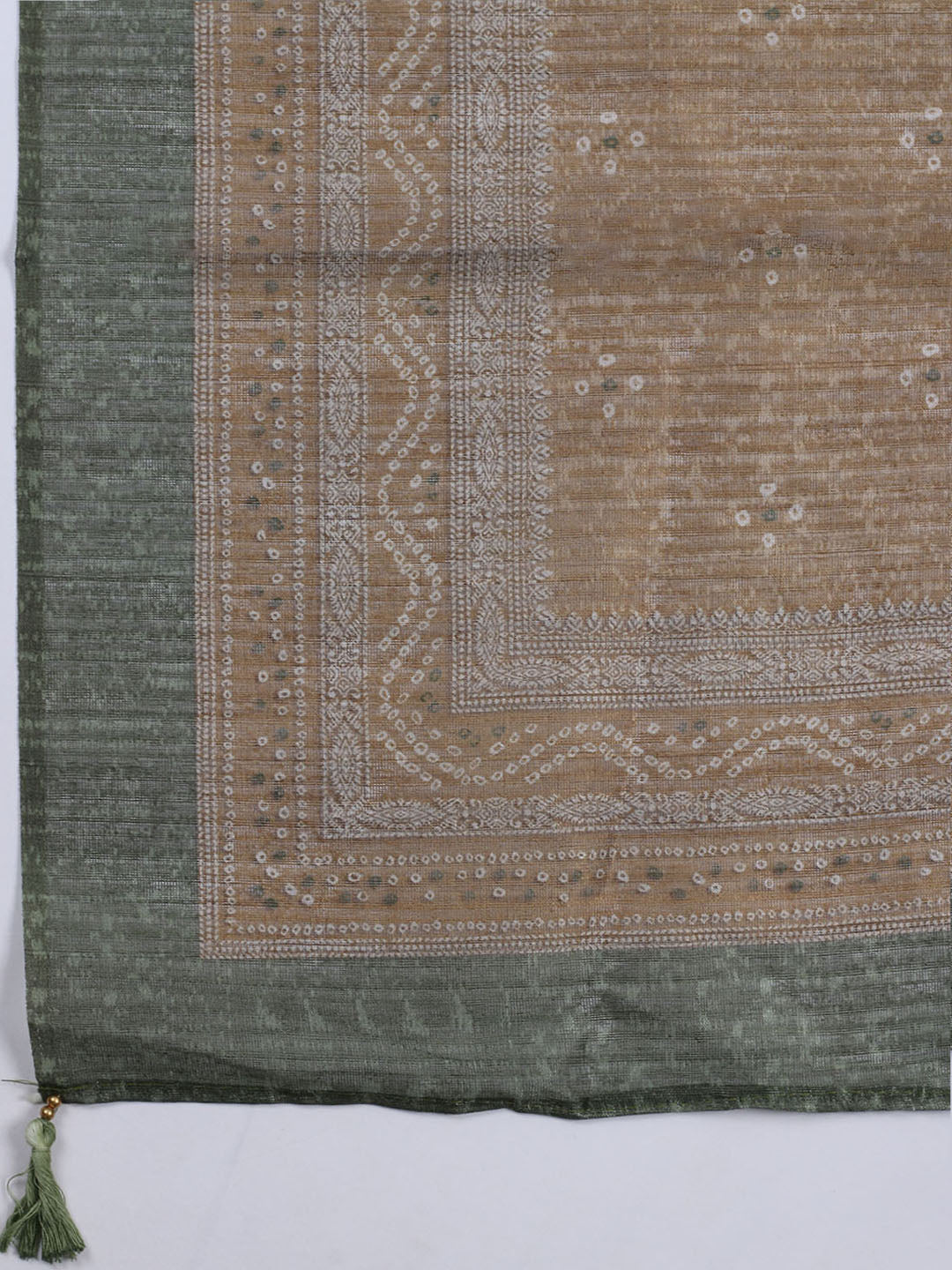Printed Chanderi Unstitched Suit With Dupatta