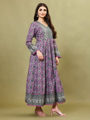 Floral Printed Cotton Kurta