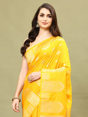 Zari Border Woven Handloom Saree