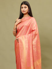 Zari Jaal Woven Handloom Saree