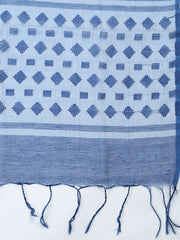 Embroidered Cotton Blend Unstitched Suit With Pant & Dupatta