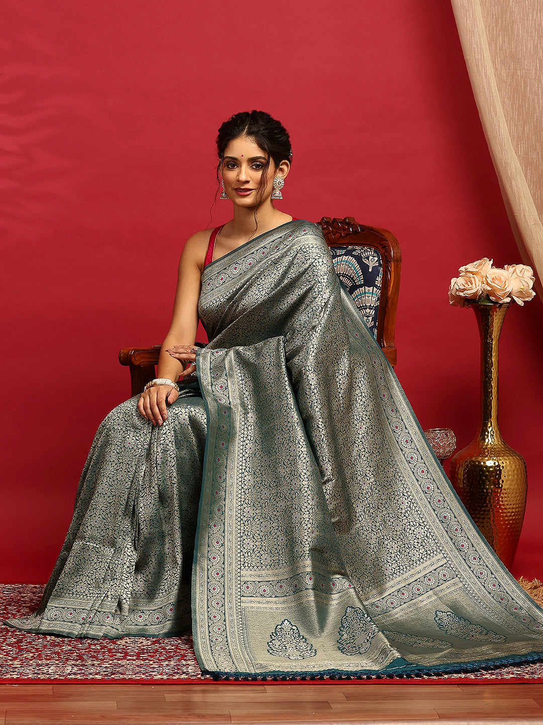 Woven Design Art Silk Saree