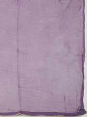 Woven Design Chanderi Unstitched Suit With Pant & Dupatta