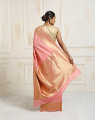 Brocade Zari Jaal Handloom Woven Saree