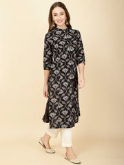 Printed Cotton Kurta Set