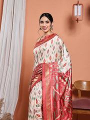 Digital Printed Art Silk Saree