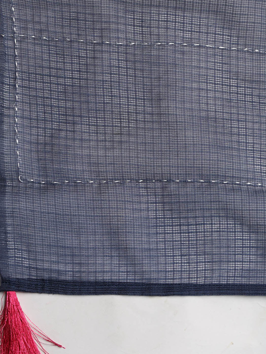 Neck Embroidered Cotton Blend Unstitched Suit With Dupatta