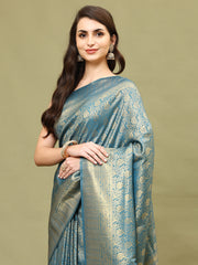 Zari Jaal Woven Handloom Saree