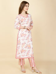 Printed Cotton Kurta Set