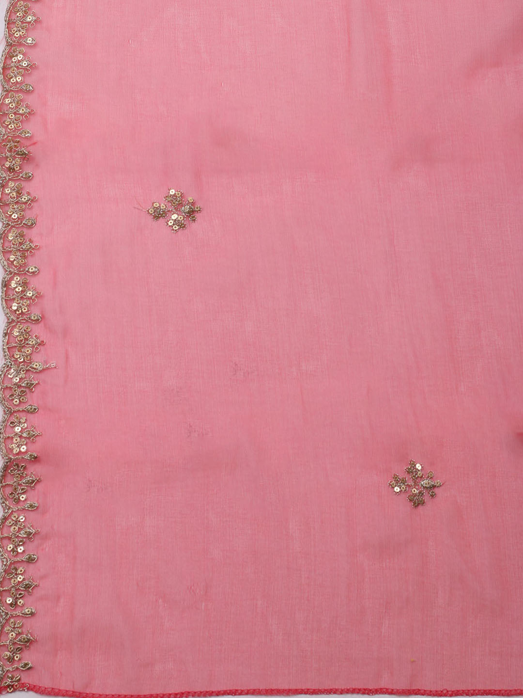 Zari Jaal Art Silk Unstitched Suit With Dupatta