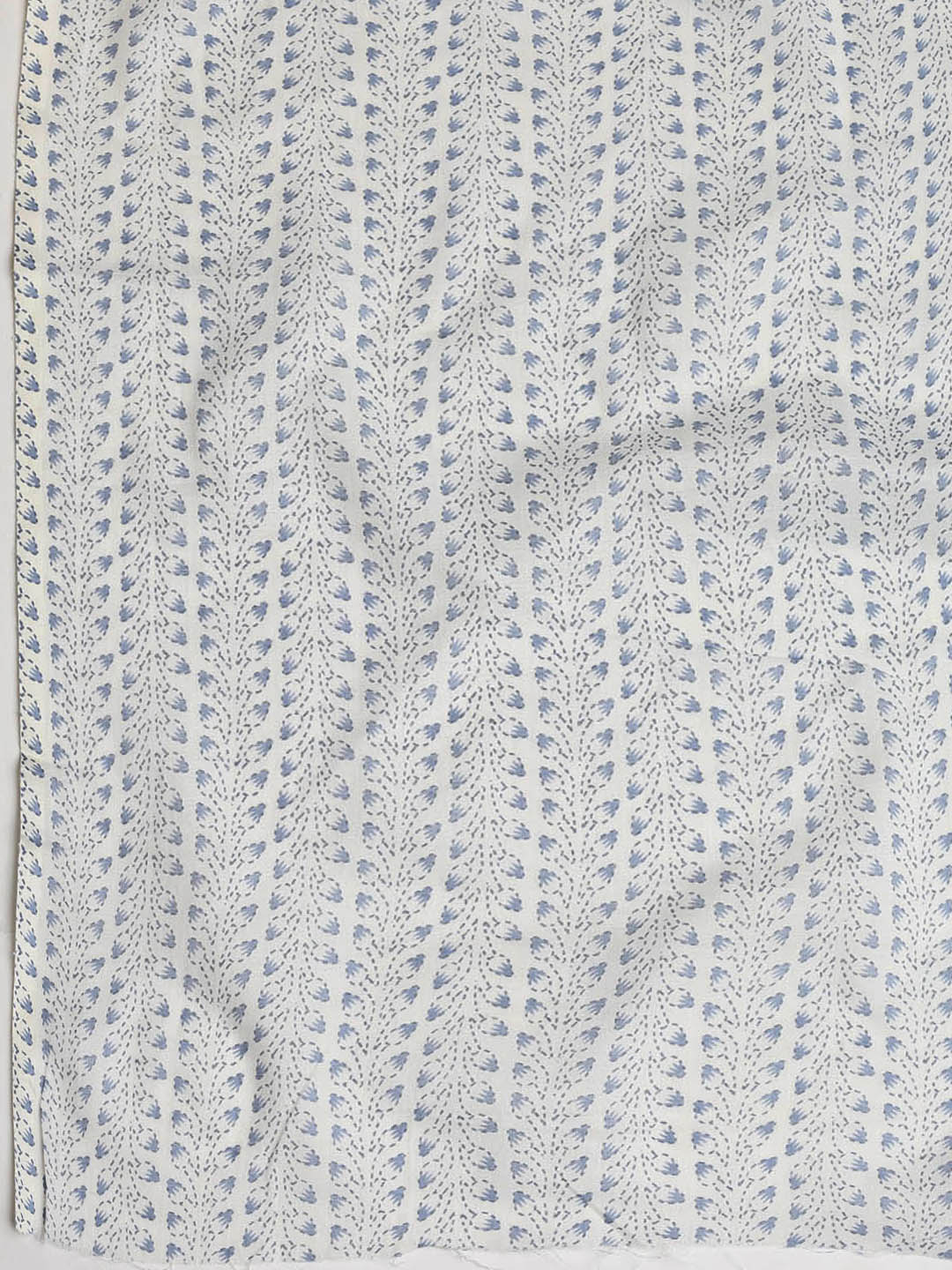 Printed Cotton Blend Unstitched Suit With Dupatta