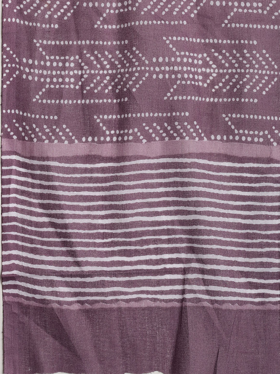 Printed Cotton Blend Unstitched Suit With Dupatta