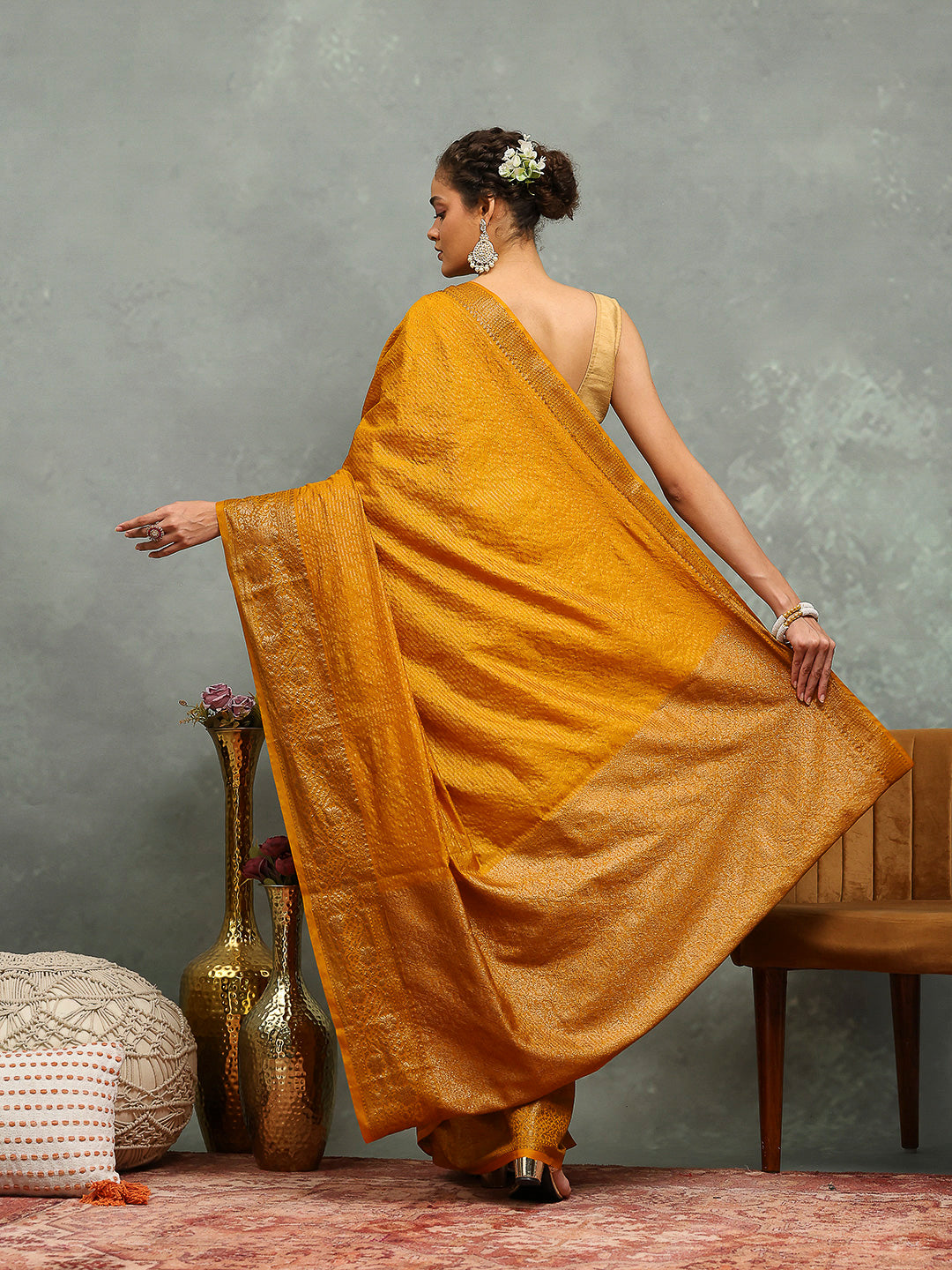 Wovn Border Art Silk Saree