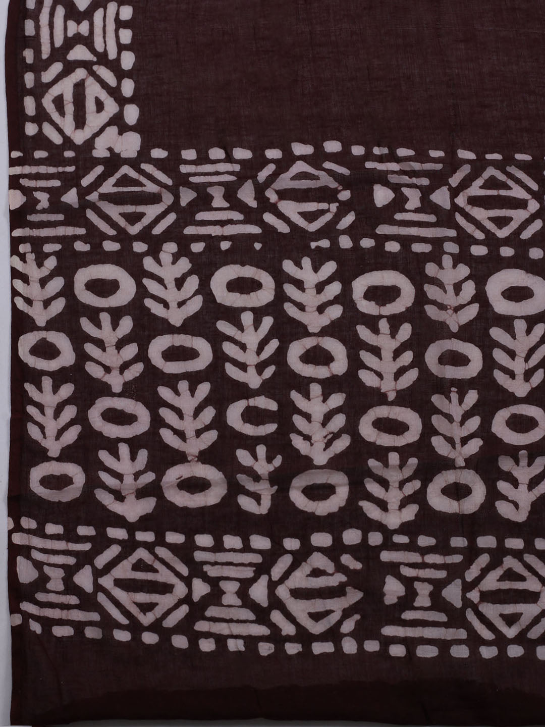 Printed Cotton Blend Unstitched Suit With Dupatta
