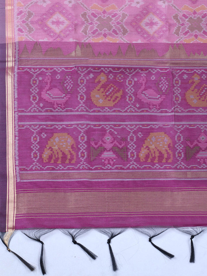 Embroidered Chanderi Unstitched Suit With Pant &amp; Dupatta