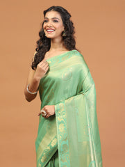 Zari Jaal Woven Art Silk Saree