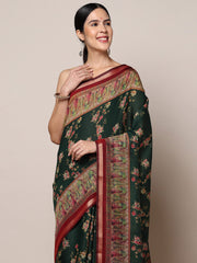 Printed Dola Silk Saree