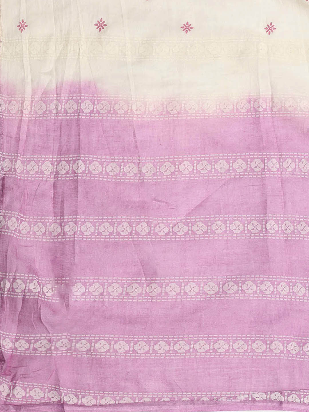 Neck Embroidered Cotton Blend Unstitched Suit With Dupatta