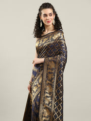Zari Jaal Art Silk Woven Saree