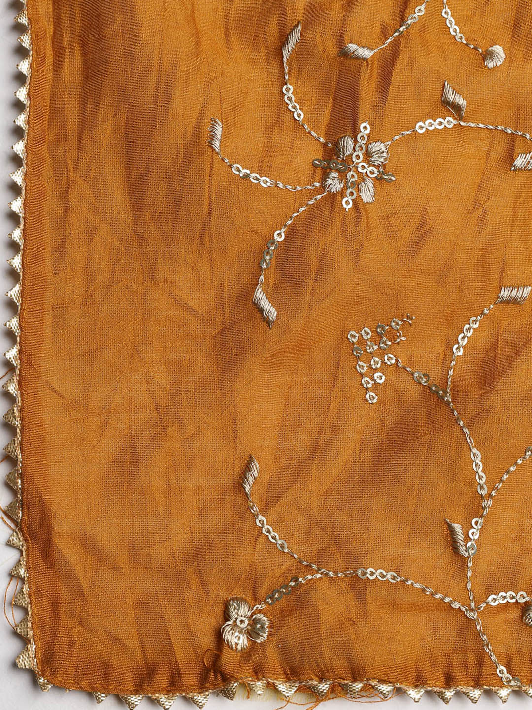 Neck Embroidered Cotton Blend Unstitched Suit With Dupatta