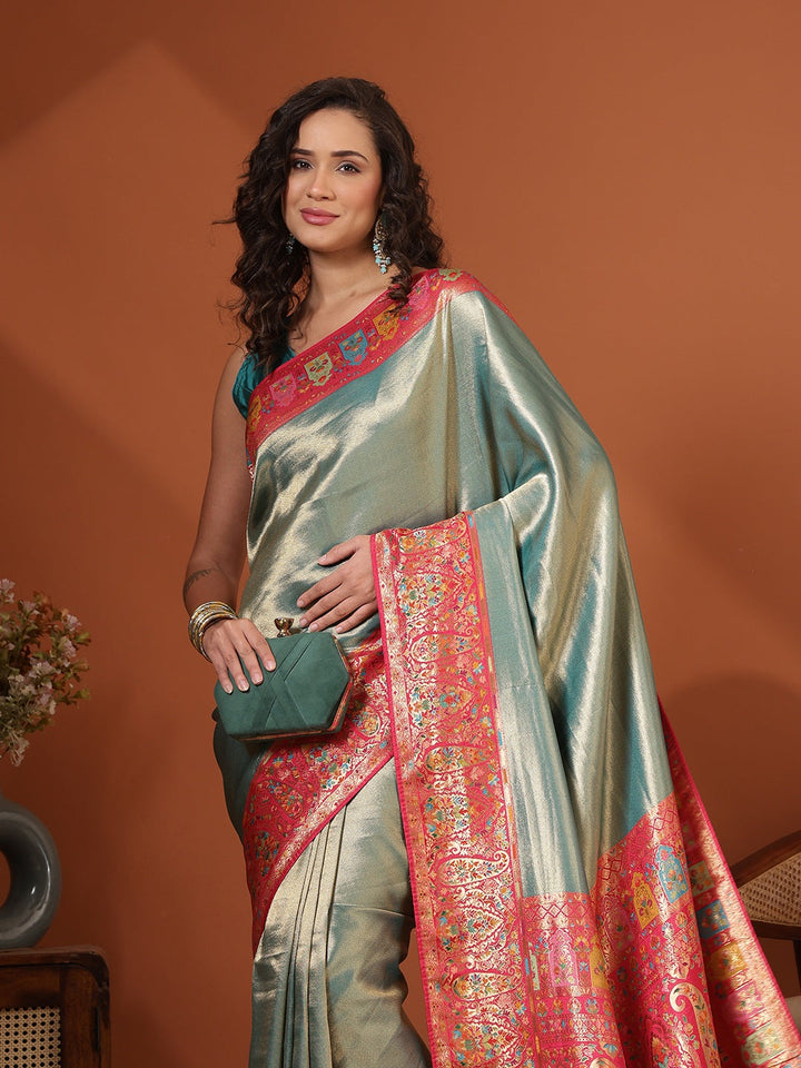 Woven Design Dola Silk Saree