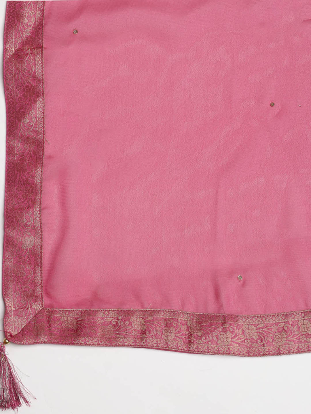 Zari Jaal Art Silk Unstitched Suit With Dupatta