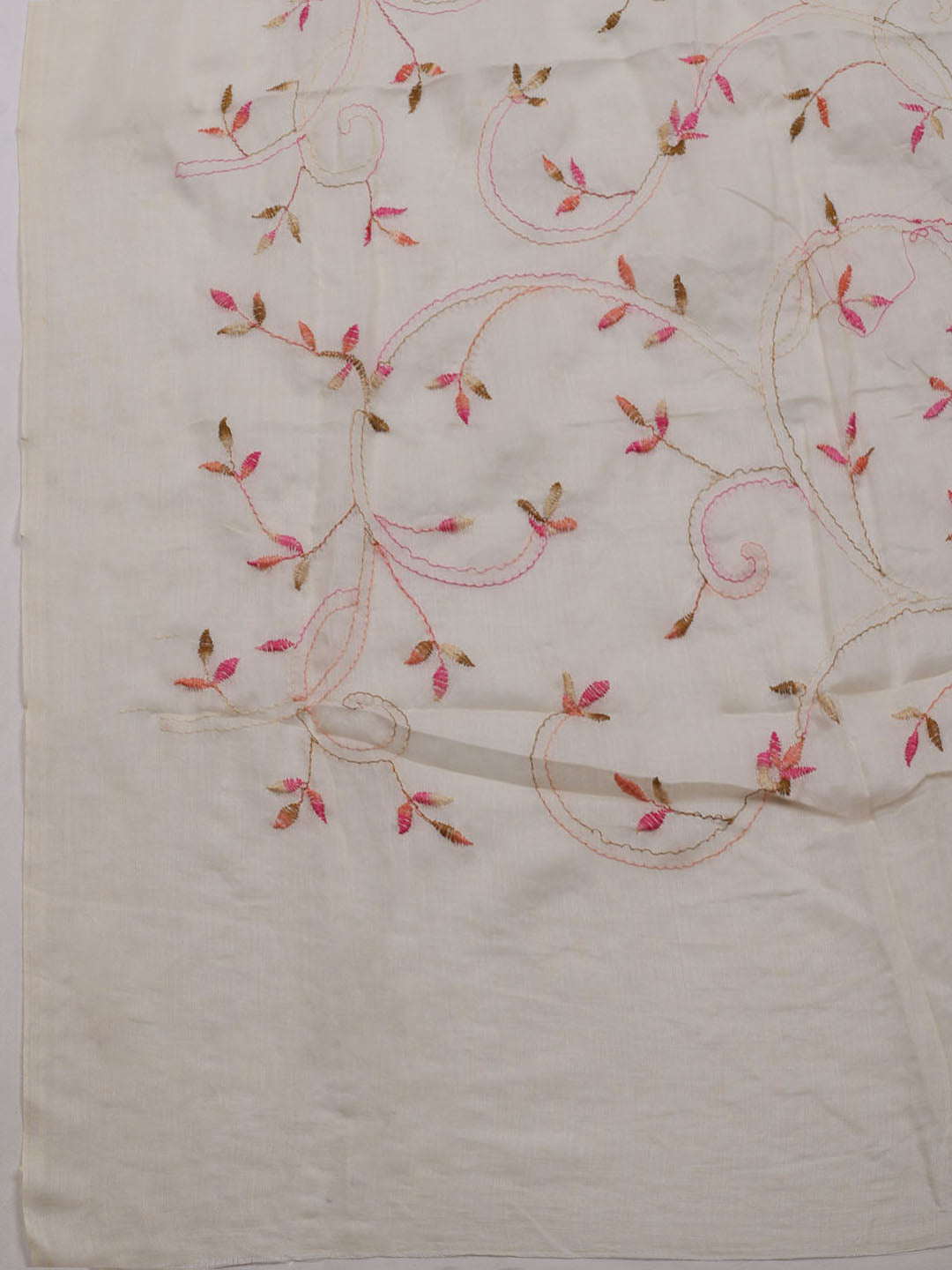 Printed Cotton Blend Unstitched Suit With Dupatta