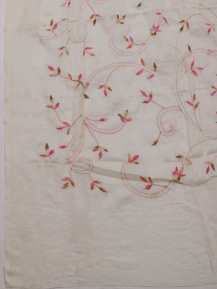 Printed Cotton Blend Unstitched Suit With Dupatta