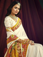 Plain Art Silk Saree