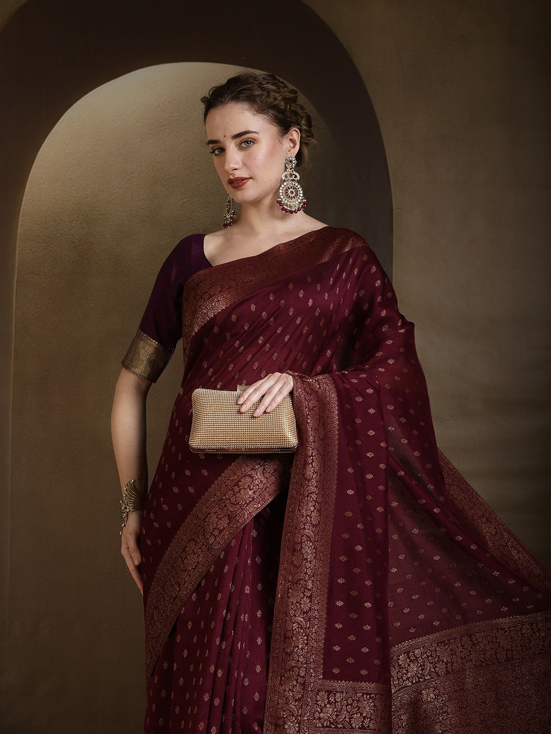 Woven Design Tussar Saree