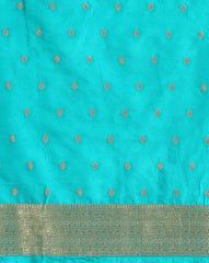 Brocade Zari Jaal Handloom Woven Saree