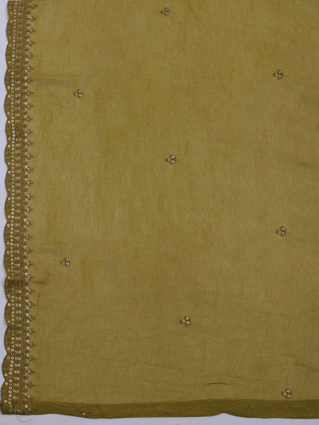 Printed Cotton Blend Unstitched Suit With Dupatta