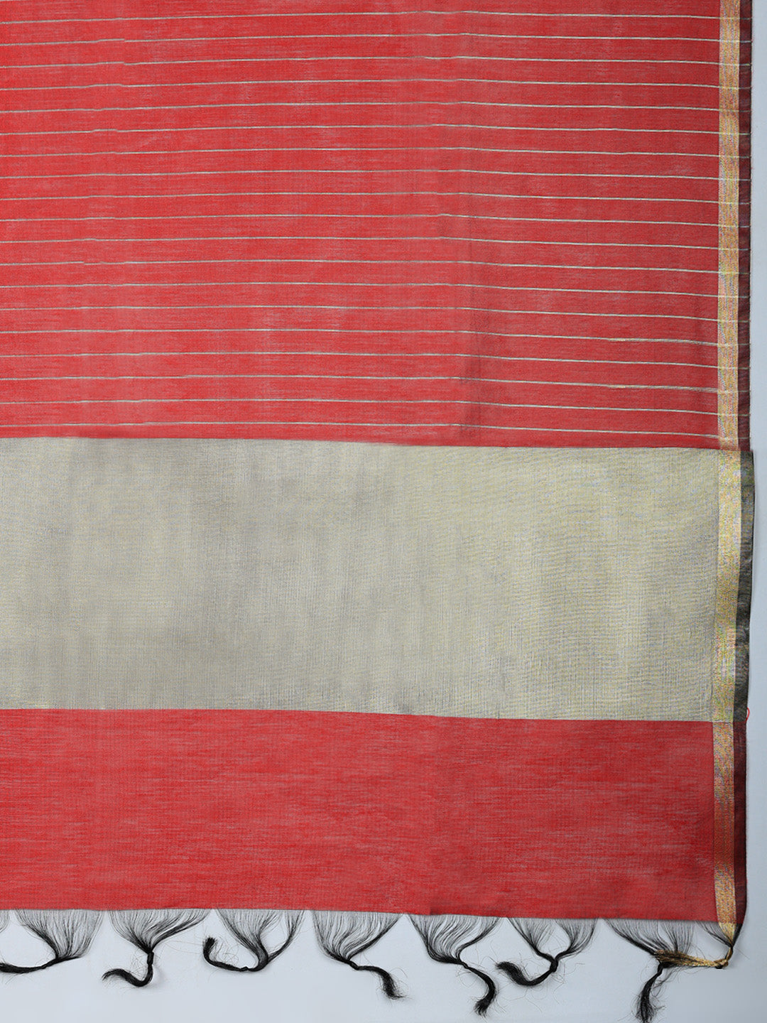 Banarasi Chanderi Unstitched Suit With Pant &amp; Dupatta