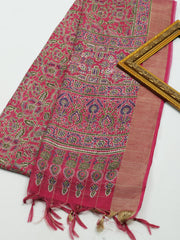 Printed Tussar Saree