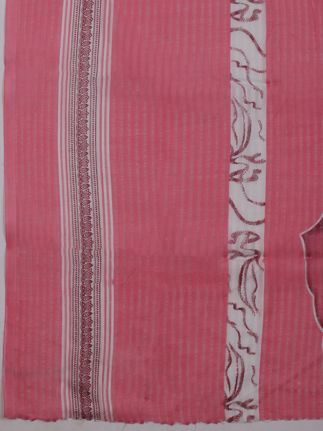 Printed Cotton Blend Unstitched Suit With Dupatta
