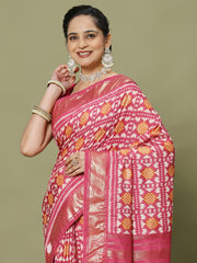 Patola Printed Art Silk Saree