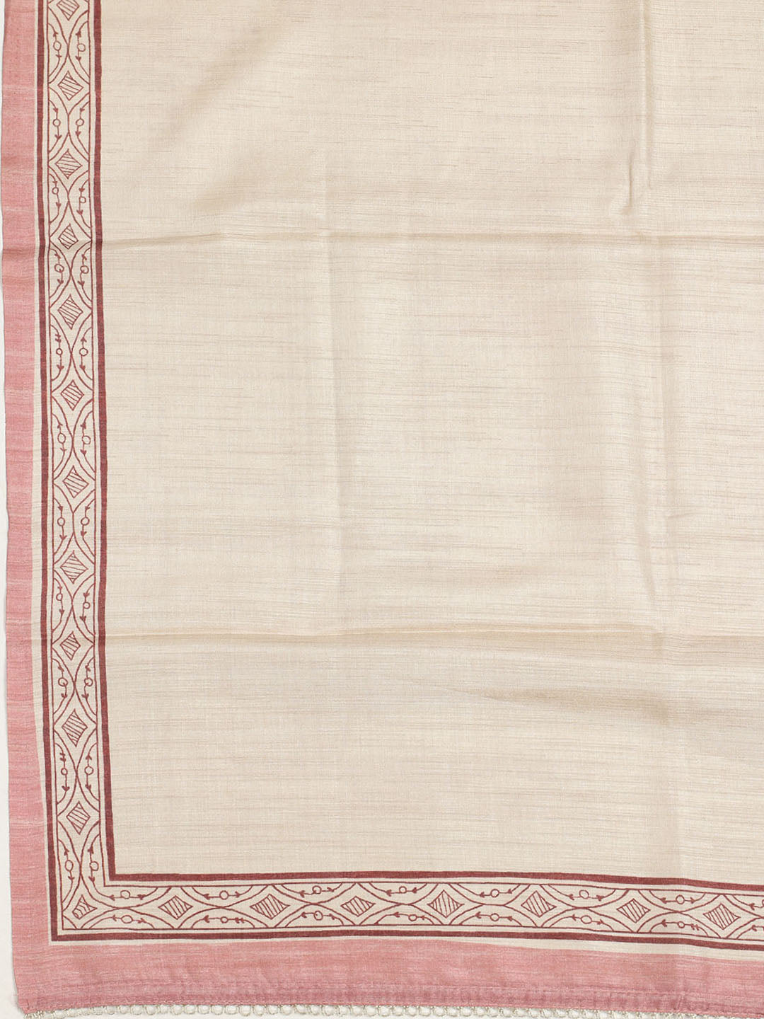 Embroidered Tussar Unstitched Suit With Dupatta