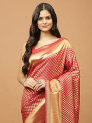 Zari Booti Woven Handloom Saree