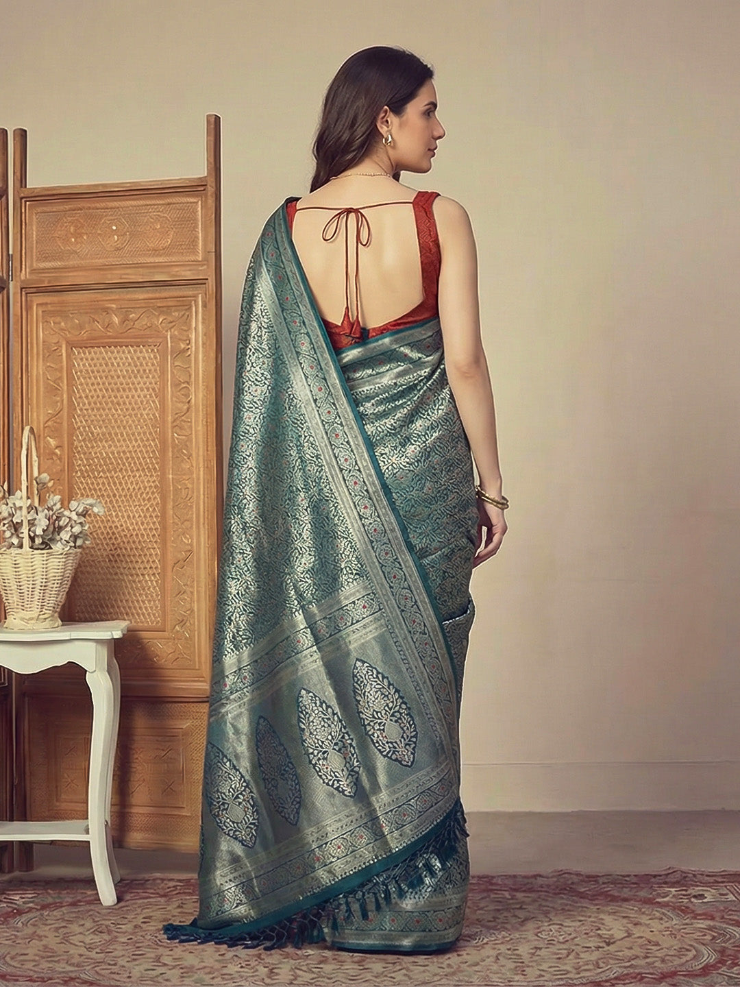 Woven Design Art Silk Saree
