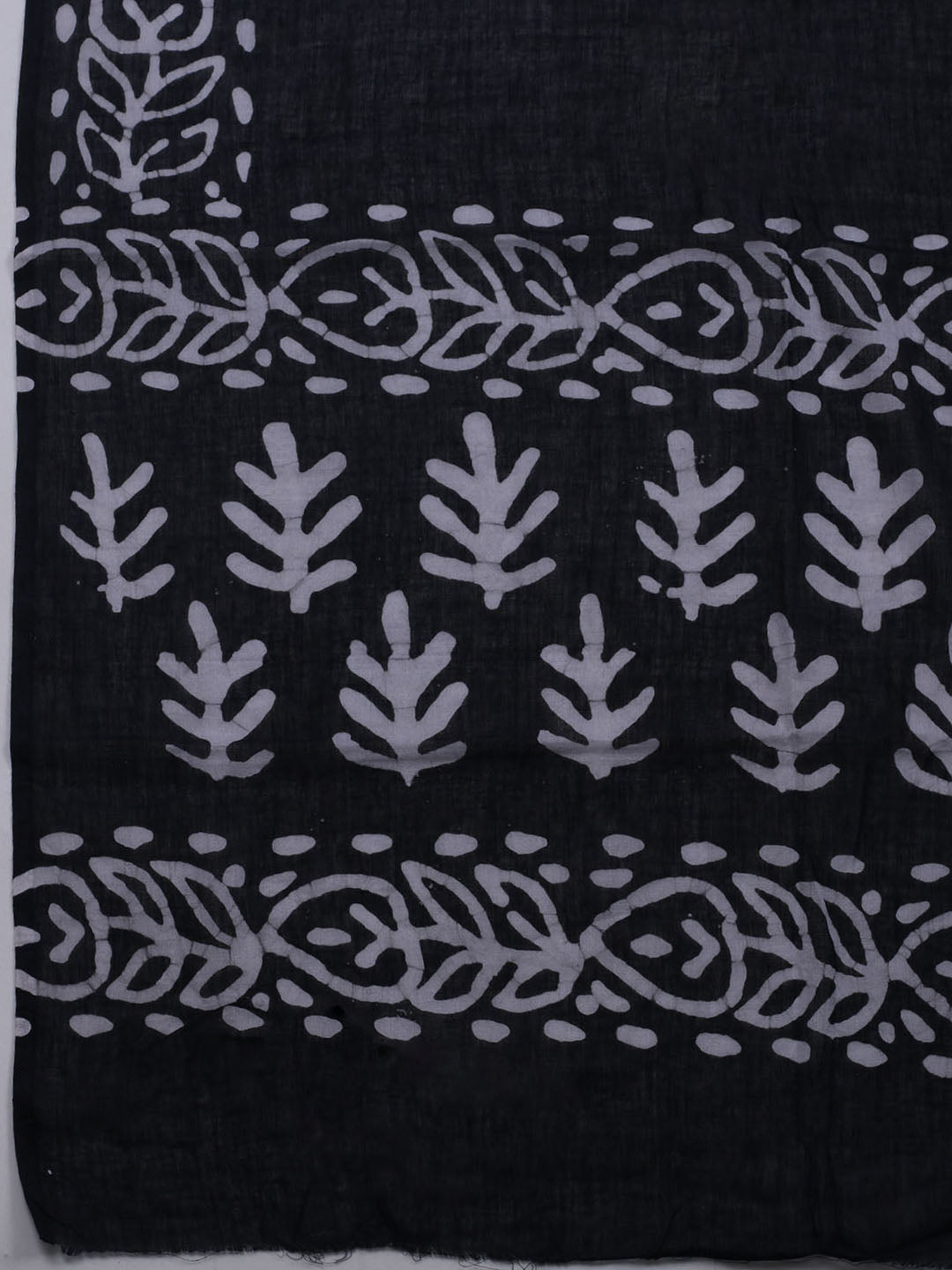 Printed Cotton Blend Unstitched Suit With Dupatta