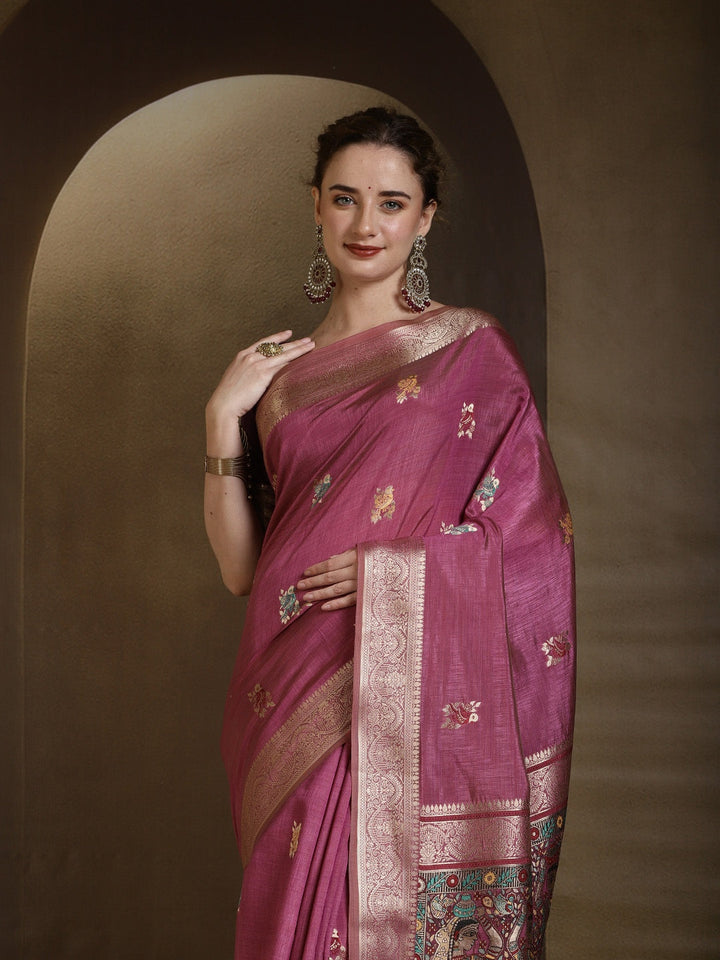 Woven Design Art Silk Saree