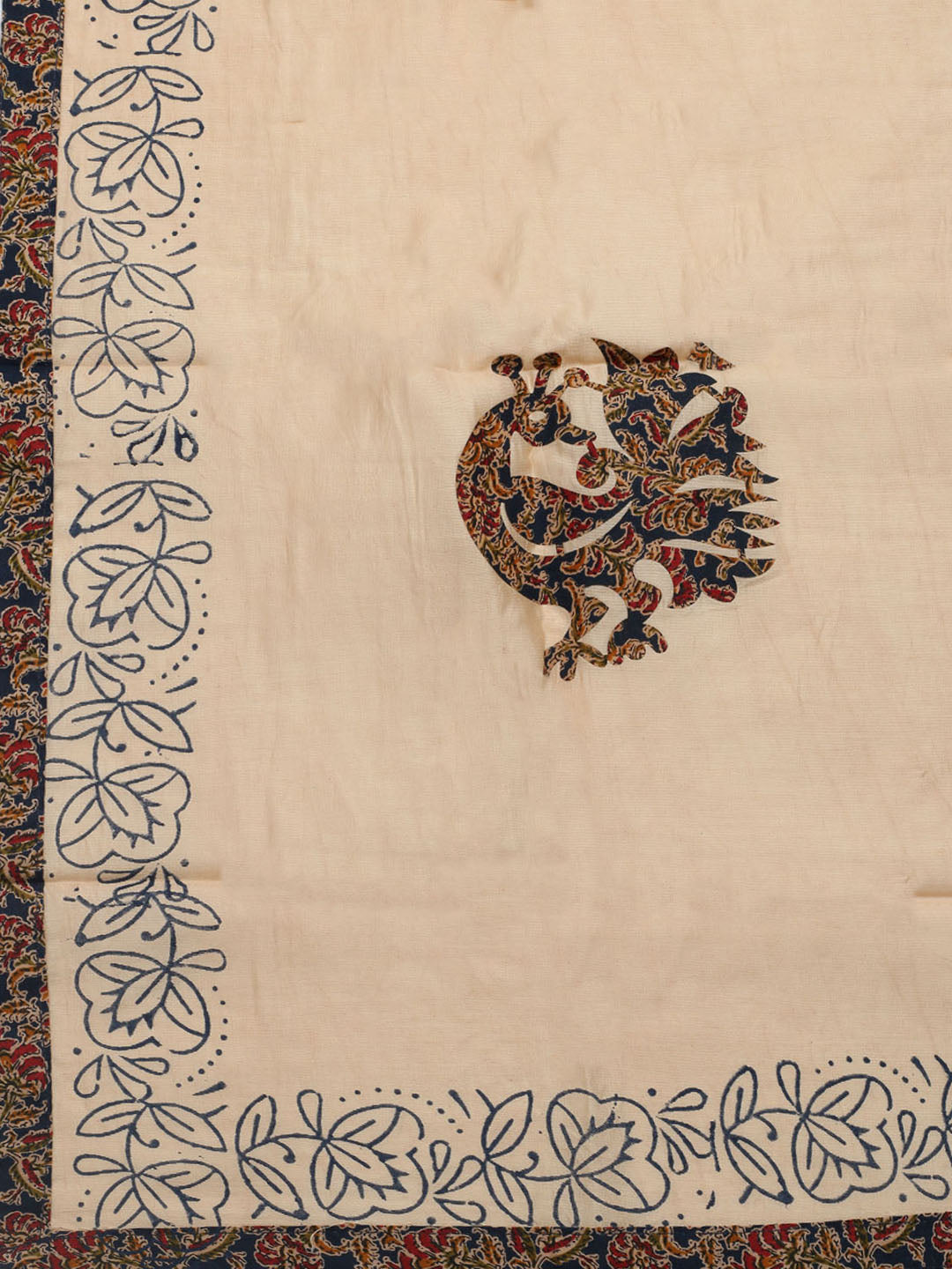 Printed Cotton Blend Unstitched Kurta With Pant &amp; Dupatta