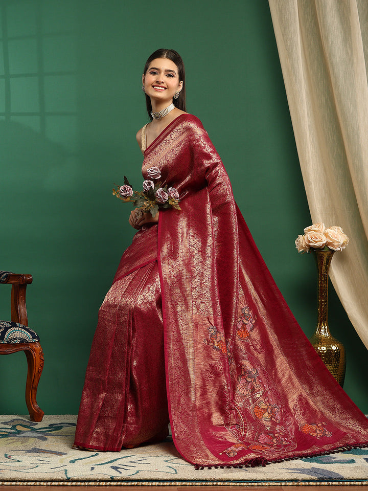 Woven Design Art Silk Saree