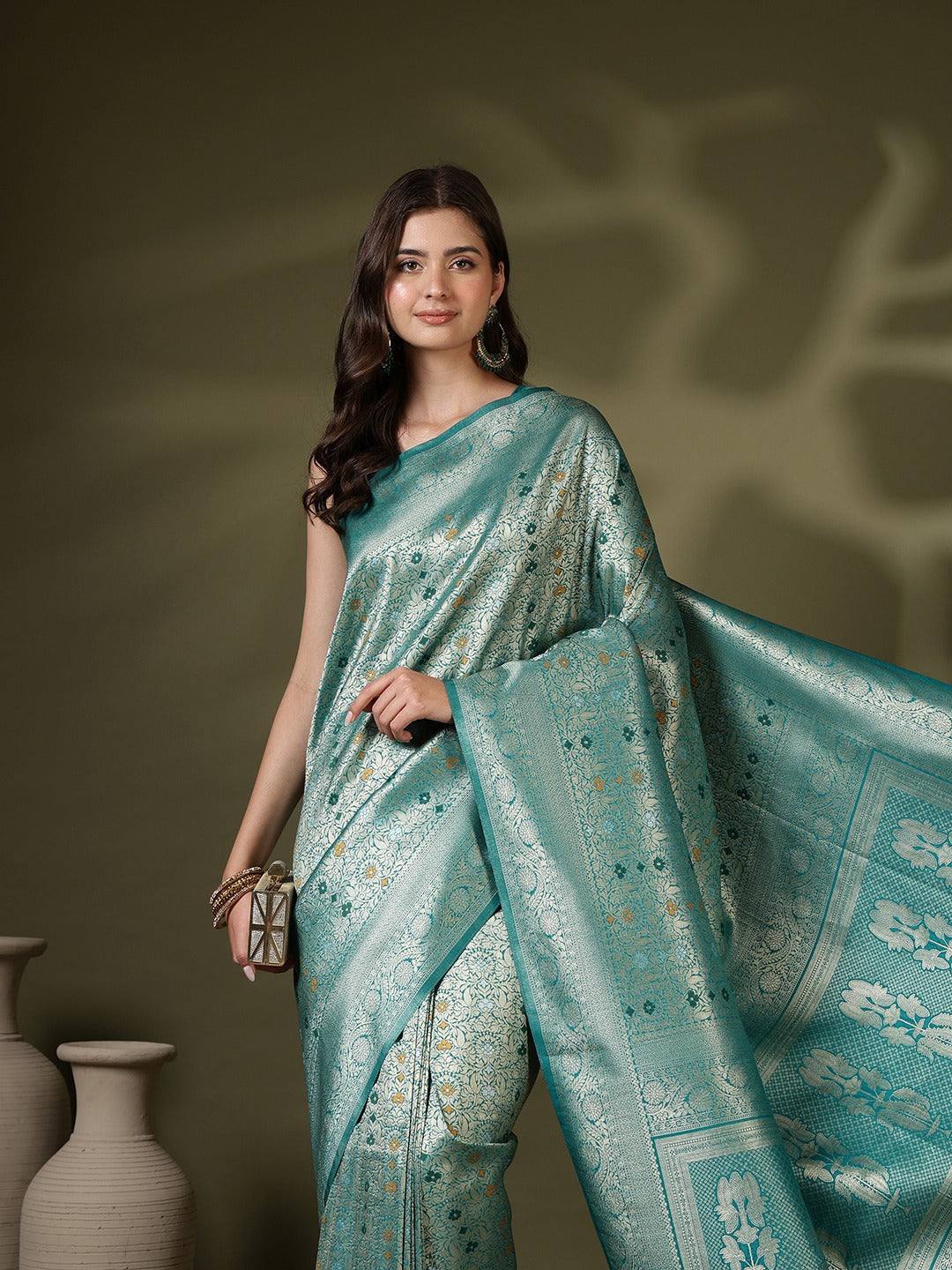 Woven Design Art Silk Saree
