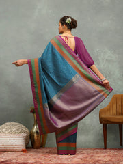Wovn Border Art Silk Saree