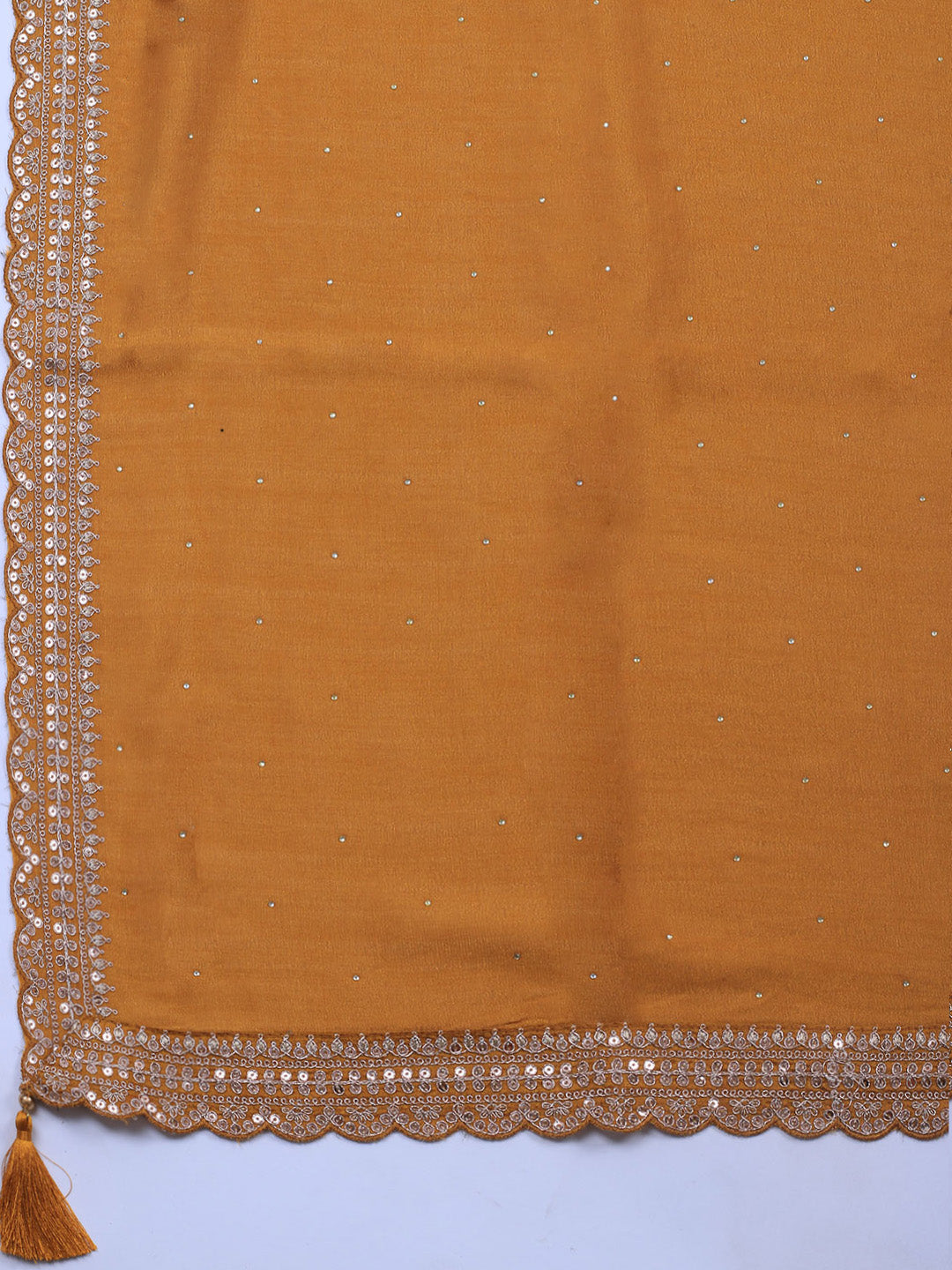 Sequence Art Silk Unstitched Suit Piece With Dupatta